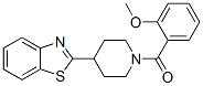 Piperidine, 4-(2-benzothiazolyl)-1-(2-methoxybenzoyl)-(9ci) Structure,605627-98-3Structure