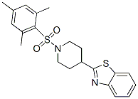 Piperidine, 4-(2-benzothiazolyl)-1-[(2,4,6-trimethylphenyl)sulfonyl]-(9ci) Structure,605629-38-7Structure