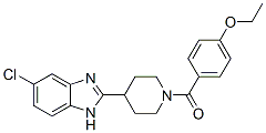 Piperidine, 4-(5-chloro-1h-benzimidazol-2-yl)-1-(4-ethoxybenzoyl)-(9ci) Structure,605629-44-5Structure