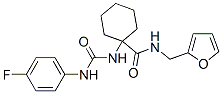 Cyclohexanecarboxamide, 1-[[[(4-fluorophenyl)amino]carbonyl]amino]-n-(2-furanylmethyl)-(9ci) Structure,605640-85-5Structure