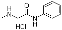 Acetamide, 2-(methylamino)-n-phenyl-, hydrochloride Structure,60565-45-9Structure