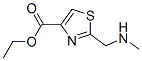 4-Thiazolecarboxylicacid,2-[(methylamino)methyl]-,ethylester(9ci) Structure,605667-94-5Structure