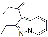 Pyrazolo[1,5-a]pyridine, 2-ethyl-3-(1-methylenepropyl)-(9ci) Structure,605673-32-3Structure