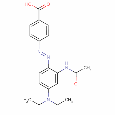 4-[[2-Acetamido-4-(diethylamino)phenyl ]azo]benzoic acid Structure,60568-54-9Structure