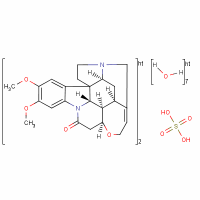 Brucine sulfate Structure,60583-39-3Structure