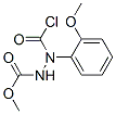 2-(Chlorocarbonyl)-2-(2-methoxyphenyl)hydrazine-1-carboxylic acid methyl ester Structure,60589-25-5Structure