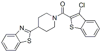 Piperidine, 4-(2-benzothiazolyl)-1-[(3-chlorobenzo[b]thien-2-yl)carbonyl]-(9ci) Structure,606081-91-8Structure