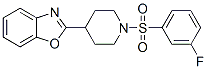 Piperidine, 4-(2-benzoxazolyl)-1-[(3-fluorophenyl)sulfonyl]-(9ci) Structure,606082-06-8Structure