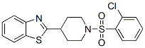 Piperidine, 4-(2-benzothiazolyl)-1-[(2-chlorophenyl)sulfonyl]-(9ci) Structure,606082-08-0Structure