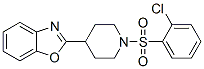 Piperidine, 4-(2-benzoxazolyl)-1-[(2-chlorophenyl)sulfonyl]-(9ci) Structure,606082-09-1Structure