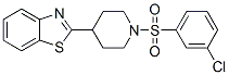 Piperidine, 4-(2-benzothiazolyl)-1-[(3-chlorophenyl)sulfonyl]-(9ci) Structure,606082-10-4Structure