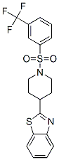 Piperidine, 4-(2-benzothiazolyl)-1-[[3-(trifluoromethyl)phenyl]sulfonyl]-(9ci) Structure,606082-14-8Structure