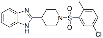 Piperidine, 4-(1h-benzimidazol-2-yl)-1-[(5-chloro-2-methylphenyl)sulfonyl]-(9ci) Structure,606082-21-7Structure