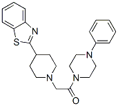 Piperazine, 1-[[4-(2-benzothiazolyl)-1-piperidinyl]acetyl]-4-phenyl-(9ci) Structure,606083-35-6Structure