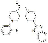 Piperazine, 1-[[4-(2-benzothiazolyl)-1-piperidinyl]acetyl]-4-(2-fluorophenyl)-(9ci) Structure,606083-37-8Structure