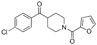 Piperidine, 4-(4-chlorobenzoyl)-1-(2-furanylcarbonyl)-(9ci) Structure,606086-11-7Structure