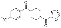 Piperidine, 1-(2-furanylcarbonyl)-4-(4-methoxybenzoyl)-(9ci) Structure,606086-12-8Structure