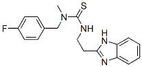 Thiourea, n-[2-(1h-benzimidazol-2-yl)ethyl]-n-[(4-fluorophenyl)methyl]-n-methyl- (9ci) Structure,606090-39-5Structure