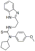 Thiourea, n-[2-(1h-benzimidazol-2-yl)ethyl]-n-cyclopentyl-n-(4-methoxyphenyl)- (9ci) Structure,606090-65-7Structure