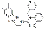 Thiourea, n-[2-(5,6-dimethyl-1h-benzimidazol-2-yl)ethyl]-n-(2-methoxyphenyl)-n-(3-pyridinylmethyl)- (9ci) Structure,606091-47-8Structure