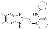 Thiourea, n-cyclopentyl-n-[2-(5,6-dimethyl-1h-benzimidazol-2-yl)ethyl]-n-propyl- (9ci) Structure,606091-51-4Structure