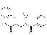 Benzamide, n-cyclopropyl-n-[(1,2-dihydro-6-methyl-2-oxo-3-quinolinyl)methyl]-3-methyl-(9ci) Structure,606095-15-2Structure