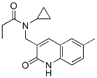 Propanamide, n-cyclopropyl-n-[(1,2-dihydro-6-methyl-2-oxo-3-quinolinyl)methyl]-(9ci) Structure,606095-24-3Structure