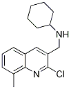 3-Quinolinemethanamine,2-chloro-n-cyclohexyl-8-methyl-(9ci) Structure,606095-54-9Structure