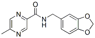 Pyrazinecarboxamide, n-(1,3-benzodioxol-5-ylmethyl)-5-methyl-(9ci) Structure,606096-87-1Structure