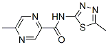 Pyrazinecarboxamide, 5-methyl-n-(5-methyl-1,3,4-thiadiazol-2-yl)-(9ci) Structure,606096-90-6Structure