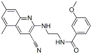 N-{2-[(3-cyano-5,7-dimethyl-2-quinolinyl)amino]ethyl}-3-methoxybenzamide Structure,606101-83-1Structure