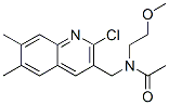 Acetamide, n-[(2-chloro-6,7-dimethyl-3-quinolinyl)methyl]-n-(2-methoxyethyl)-(9ci) Structure,606102-46-9Structure