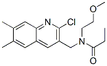 Propanamide, n-[(2-chloro-6,7-dimethyl-3-quinolinyl)methyl]-n-(2-methoxyethyl)-(9ci) Structure,606102-57-2Structure