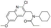 Propanamide, n-[(2-chloro-6-methoxy-3-quinolinyl)methyl]-n-cyclohexyl-(9ci) Structure,606102-75-4Structure