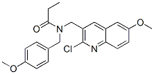 Propanamide, n-[(2-chloro-6-methoxy-3-quinolinyl)methyl]-n-[(4-methoxyphenyl)methyl]-(9ci) Structure,606102-89-0Structure