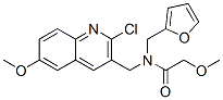 Acetamide, n-[(2-chloro-6-methoxy-3-quinolinyl)methyl]-n-(2-furanylmethyl)-2-methoxy-(9ci) Structure,606102-97-0Structure