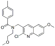 Benzamide, n-[(2-chloro-6-methoxy-3-quinolinyl)methyl]-n-(2-methoxyethyl)-4-methyl-(9ci) Structure,606103-09-7Structure