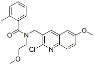 Benzamide, n-[(2-chloro-6-methoxy-3-quinolinyl)methyl]-n-(2-methoxyethyl)-2-methyl-(9ci) Structure,606103-17-7Structure