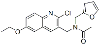 Acetamide, n-[(2-chloro-6-ethoxy-3-quinolinyl)methyl]-n-(2-furanylmethyl)-(9ci) Structure,606103-78-0Structure