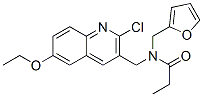 Propanamide, n-[(2-chloro-6-ethoxy-3-quinolinyl)methyl]-n-(2-furanylmethyl)-(9ci) Structure,606103-88-2Structure