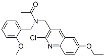 Acetamide, n-[(2-chloro-6-ethoxy-3-quinolinyl)methyl]-n-[(2-methoxyphenyl)methyl]-(9ci) Structure,606103-98-4Structure