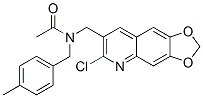 Acetamide, n-[(6-chloro-1,3-dioxolo[4,5-g]quinolin-7-yl)methyl]-n-[(4-methylphenyl)methyl]-(9ci) Structure,606104-24-9Structure