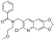 Benzamide, n-[(6-chloro-1,3-dioxolo[4,5-g]quinolin-7-yl)methyl]-n-(2-methoxyethyl)-(9ci) Structure,606104-32-9Structure