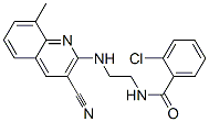 Benzamide, 2-chloro-n-[2-[(3-cyano-8-methyl-2-quinolinyl)amino]ethyl]-(9ci) Structure,606105-12-8Structure