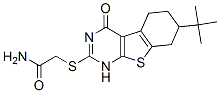 Acetamide, 2-[[7-(1,1-dimethylethyl)-1,4,5,6,7,8-hexahydro-4-oxo[1]benzothieno[2,3-d]pyrimidin-2-yl]thio]-(9ci) Structure,606107-27-1Structure