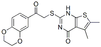 Thieno[2,3-d]pyrimidin-4(1h)-one, 2-[[2-(2,3-dihydro-1,4-benzodioxin-6-yl)-2-oxoethyl]thio]-5,6-dimethyl- (9ci) Structure,606107-49-7Structure