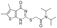 Acetamide, 2-[(1,4-dihydro-5,6-dimethyl-4-oxothieno[2,3-d]pyrimidin-2-yl)thio]-n,n-bis(1-methylethyl)-(9ci) Structure,606108-50-3Structure