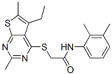 Acetamide, n-(2,3-dimethylphenyl)-2-[(5-ethyl-2,6-dimethylthieno[2,3-d]pyrimidin-4-yl)thio]-(9ci) Structure,606113-48-8Structure