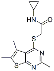 Acetamide, n-cyclopropyl-2-[(2,5,6-trimethylthieno[2,3-d]pyrimidin-4-yl)thio]-(9ci) Structure,606113-67-1Structure