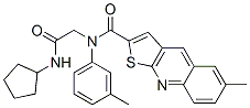 Thieno[2,3-b]quinoline-2-carboxamide, n-[2-(cyclopentylamino)-2-oxoethyl]-6-methyl-n-(3-methylphenyl)- (9ci) Structure,606114-37-8Structure